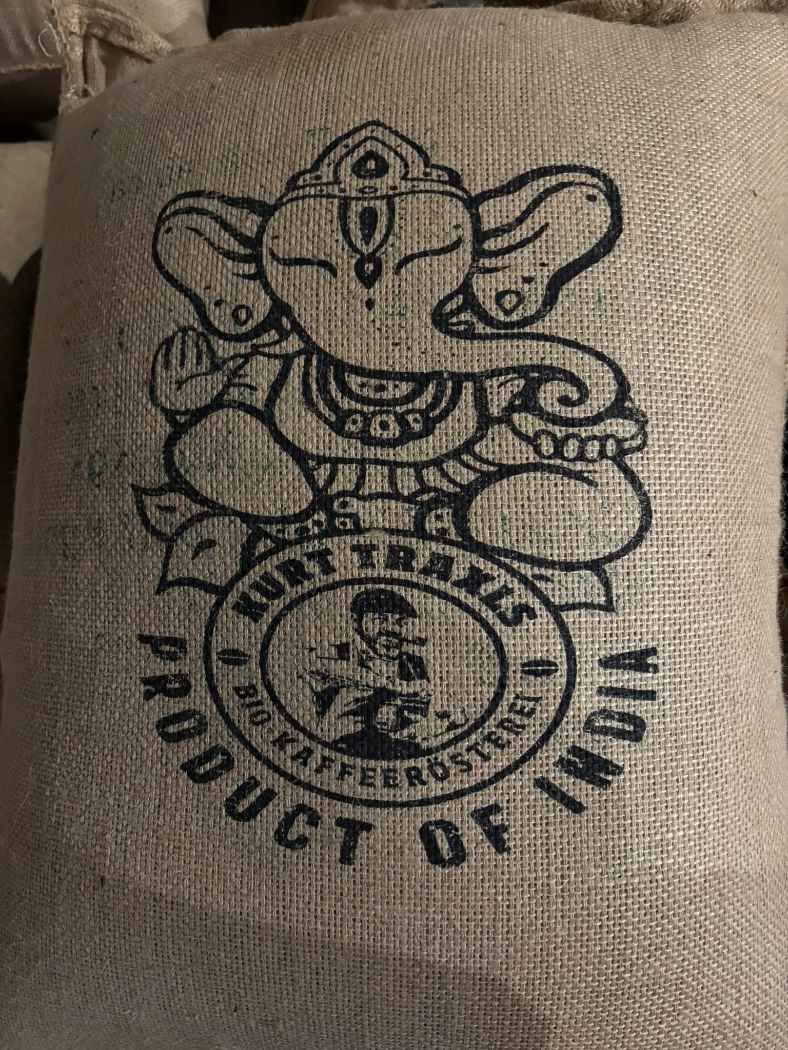 Kaffeesack Product of India